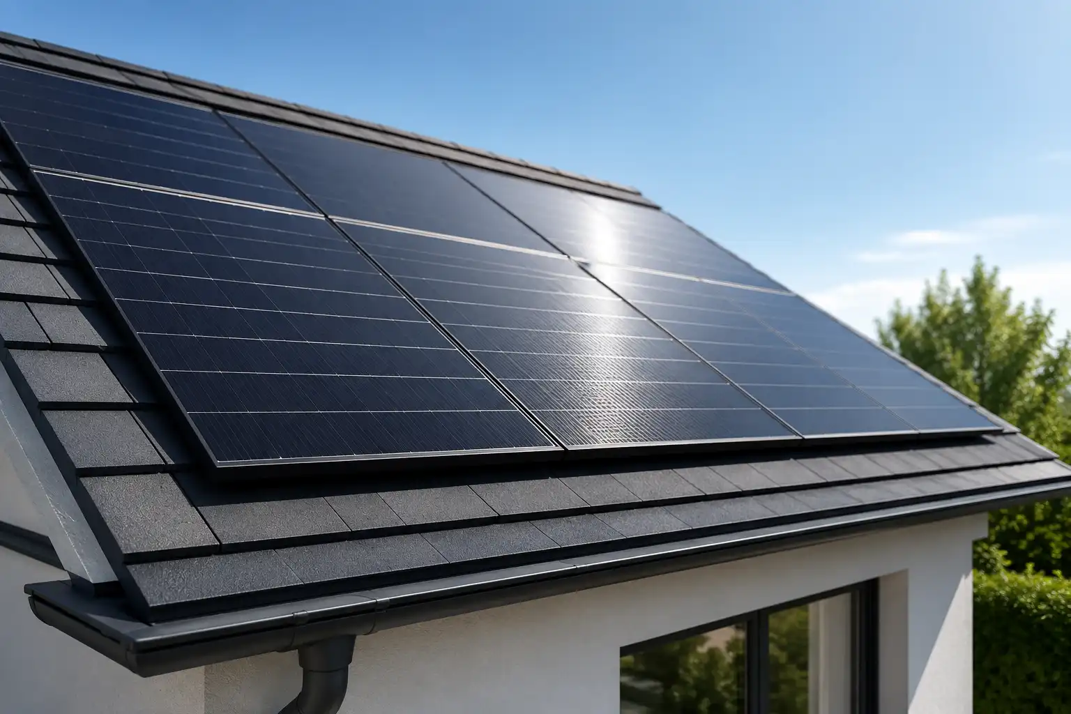 High-efficiency residential solar panel